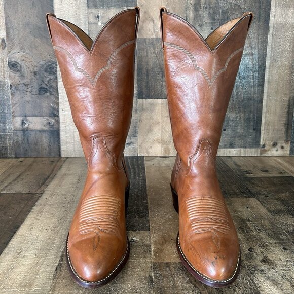El Dorado Vintage Handmade Western Cowboy Boots Mens 10 D - Picture 2 of 12